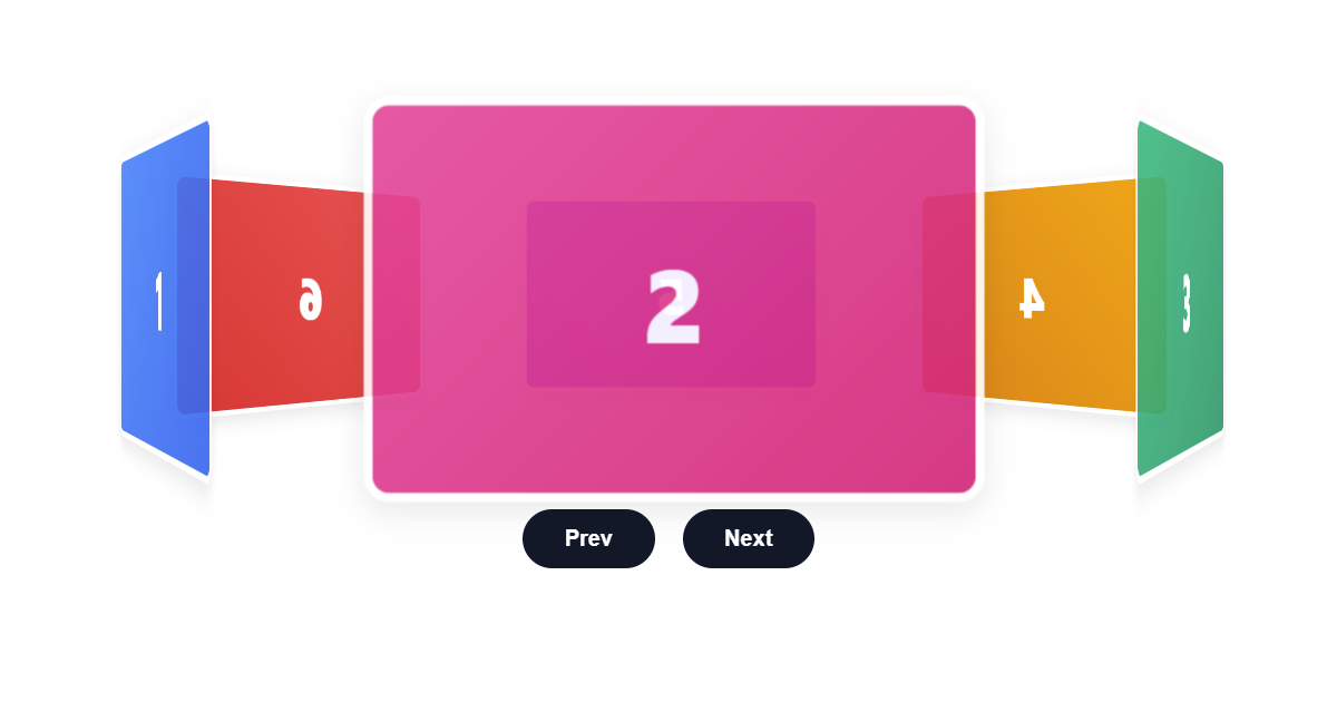 3D Rotating Image Carousel JS