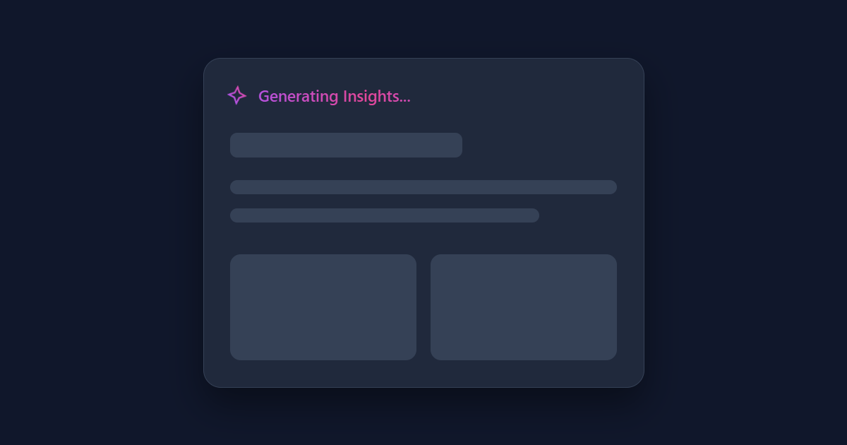 AI Generative Skeleton Loader CSS