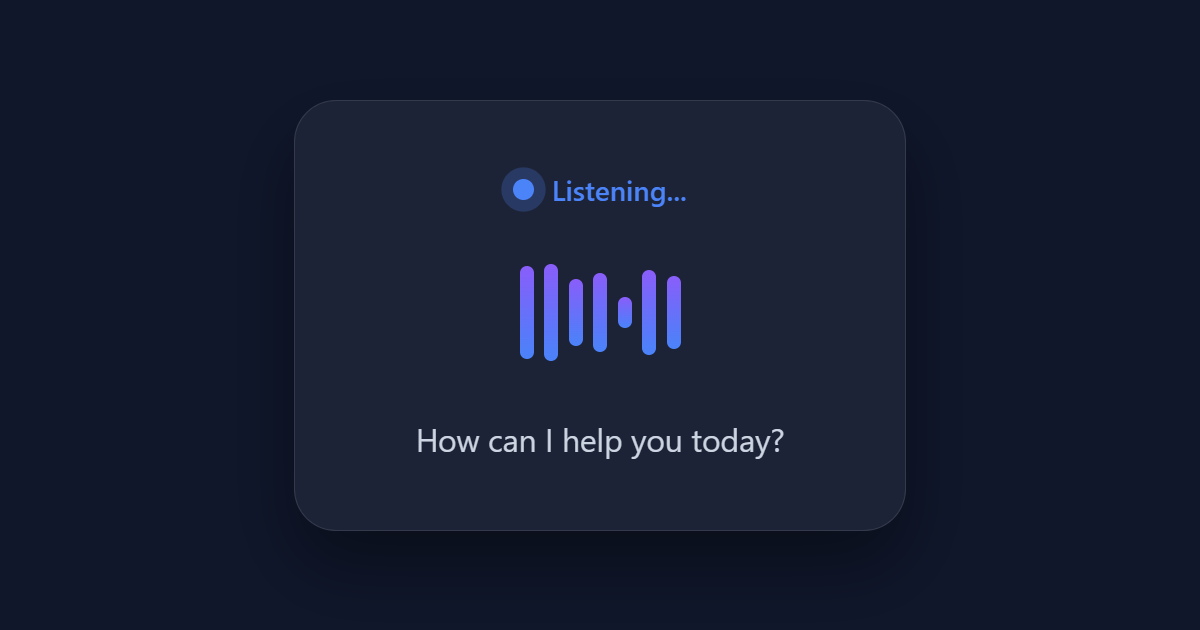 AI Voice Wave Visualizer JS