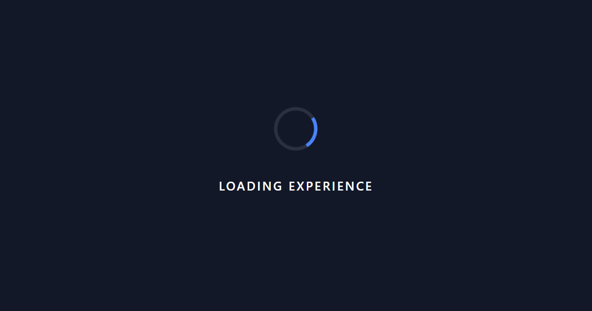 Animated Page Splash Screen JS