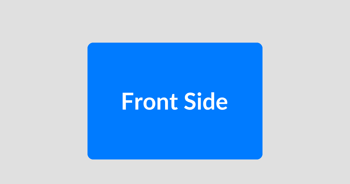 CSS 3D Card Flip on Hover