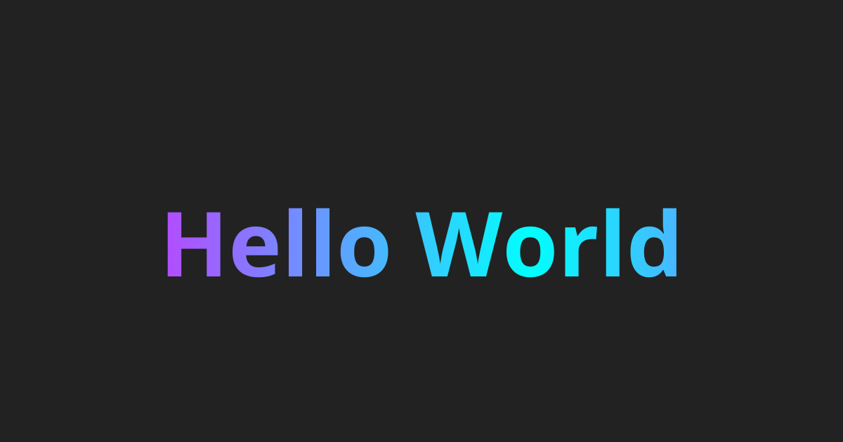CSS Animated Gradient Text Effect