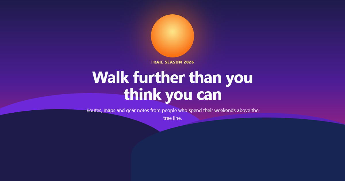 CSS Scroll-Driven Parallax Hero