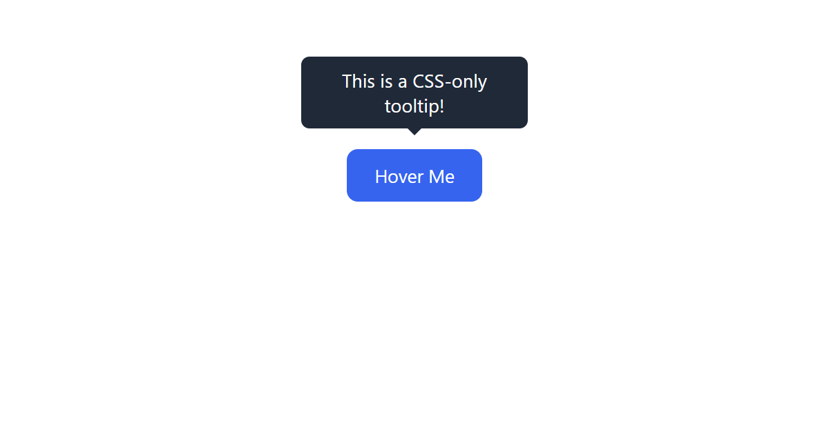 CSS Tooltip with Animation