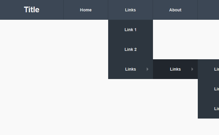 css3 menu