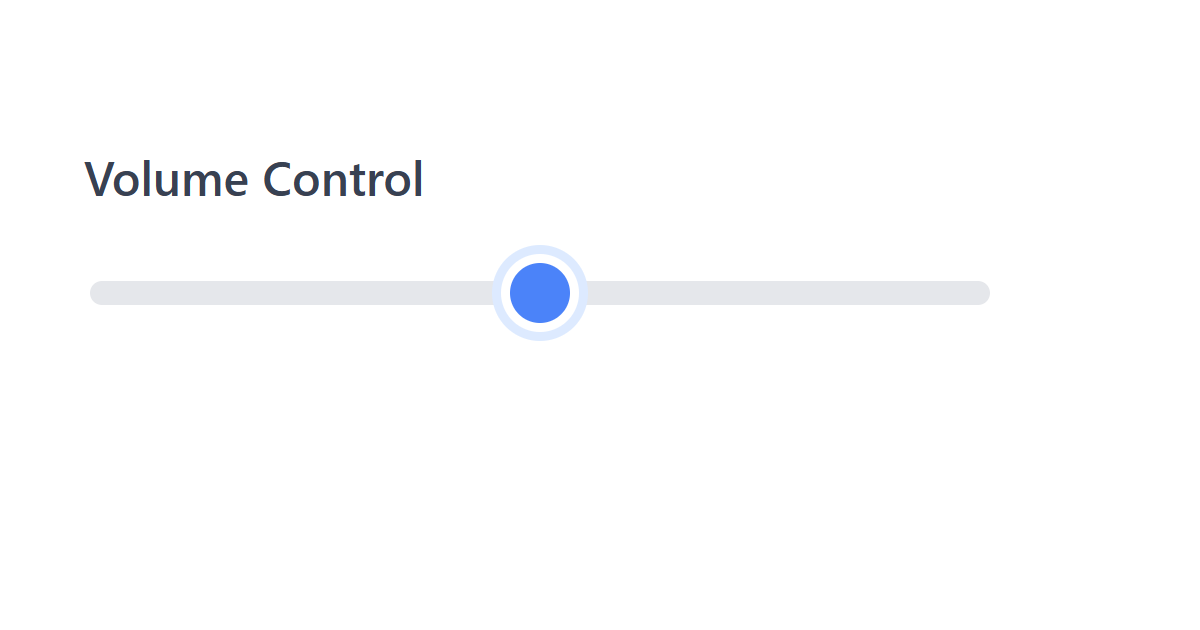 Custom Range Slider CSS