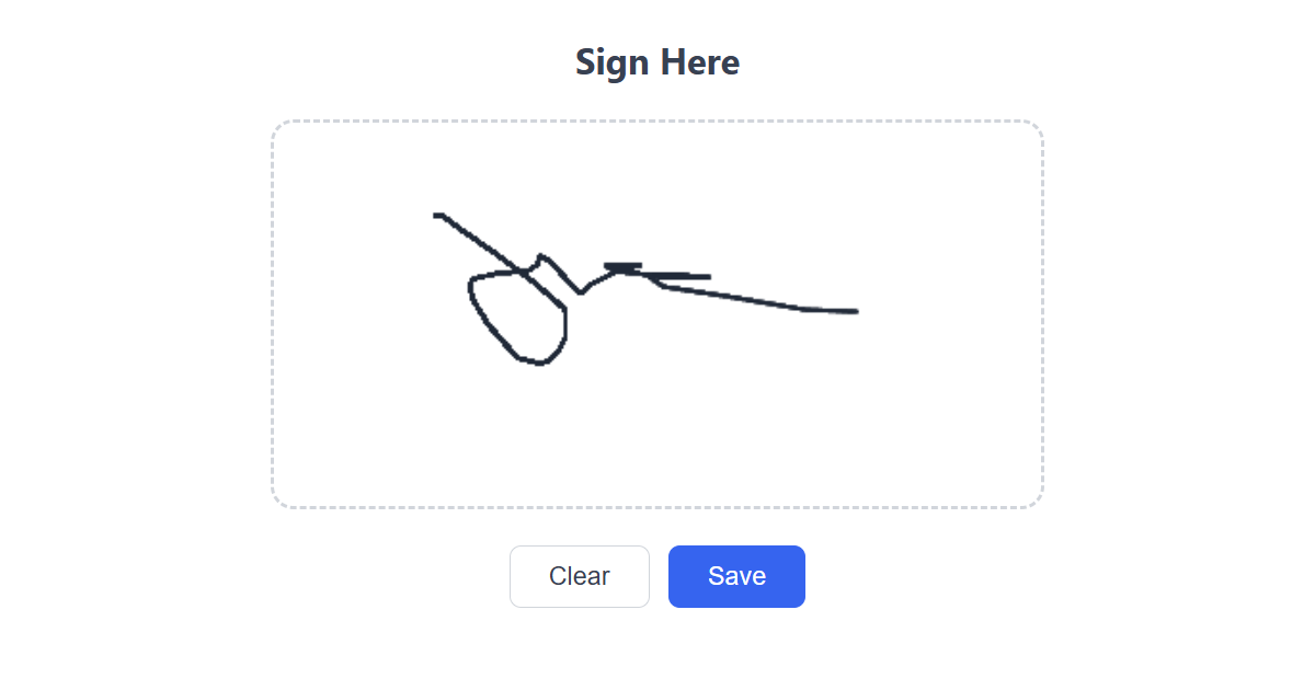 Digital Signature Pad JS