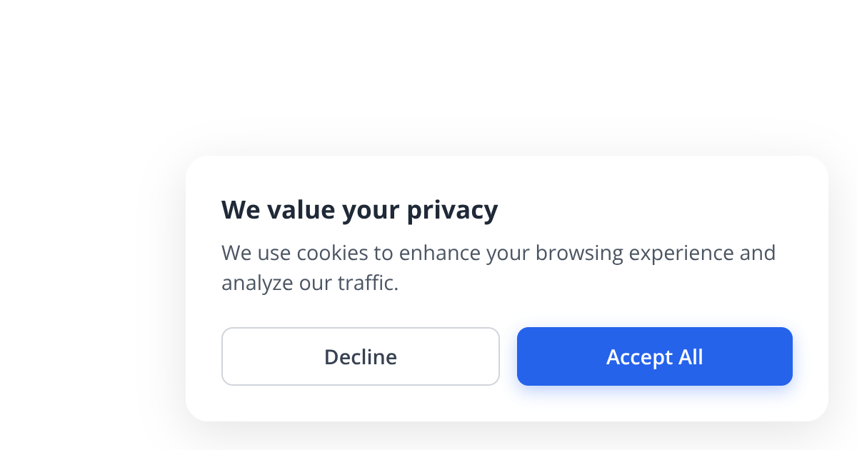 Glassmorphism Cookie Consent CSS & JS