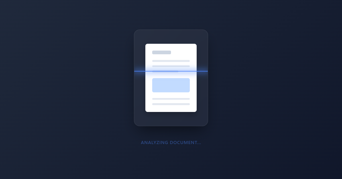 Glassmorphism Document Scanner UI CSS