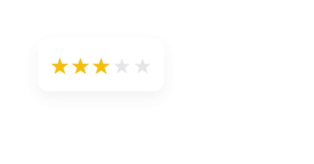 Interactive CSS Star Rating