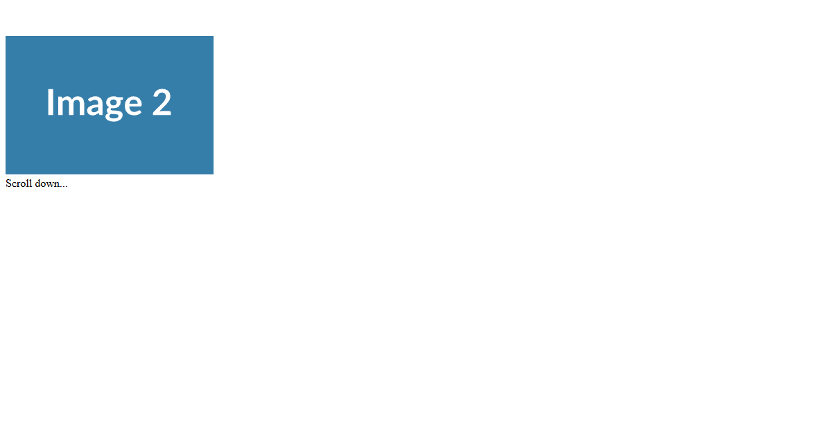 JavaScript Image Lazy Loading