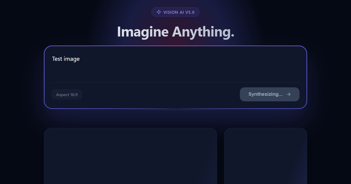 Modern AI Image Generation Gallery JS