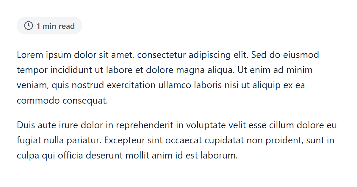 Read Time Estimator JS