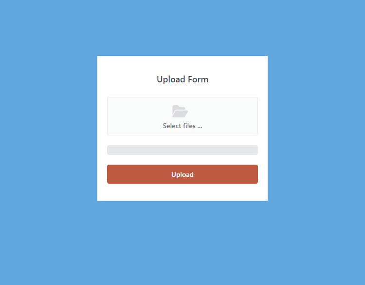 File Upload Progress Bar PHP