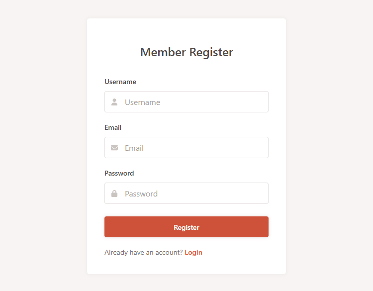 Laravel Registration Form with MySQL and PHP