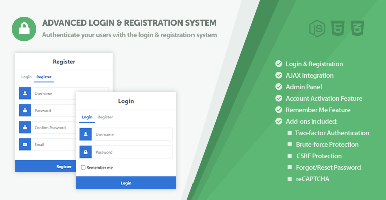 Advanced Secure Login & Registration System