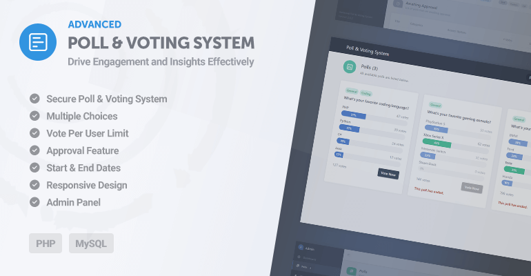 Advanced Poll and Voting System