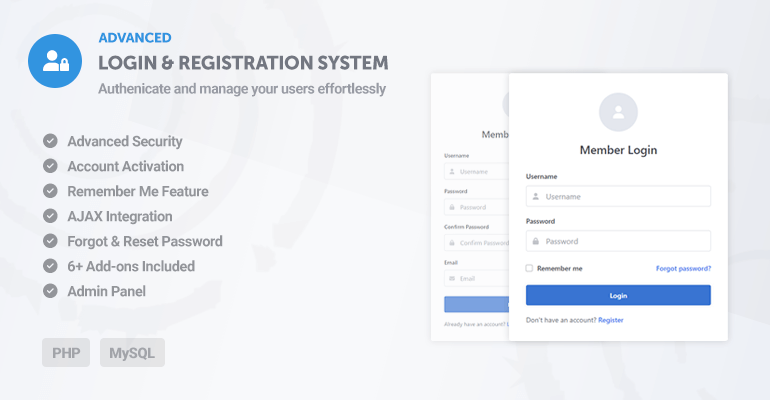 Advanced Secure Login & Registration System