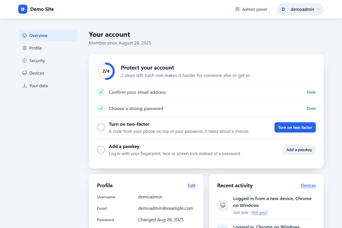 Account Overview