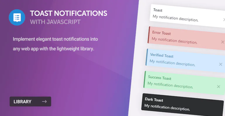 Elegant Toast Notifications with JavaScript