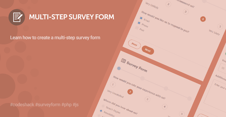 Multi-Step Survey Form with JS and PHP