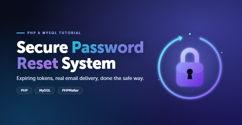 Secure Password Reset System with PHP and MySQL