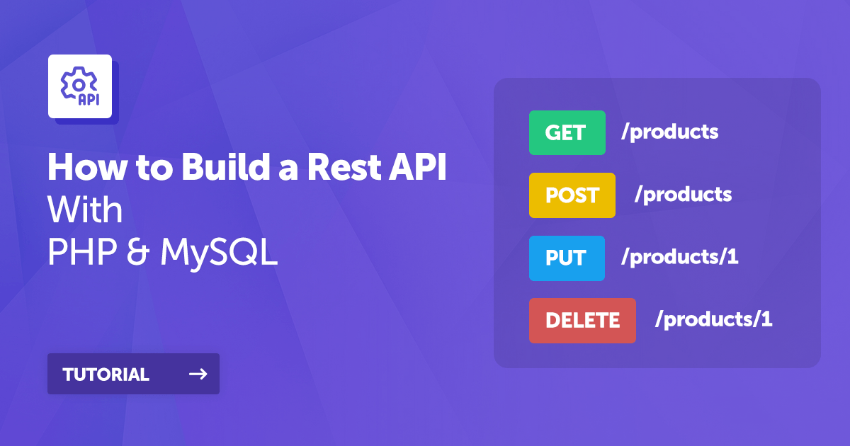 How to Build a REST API with PHP and MySQL