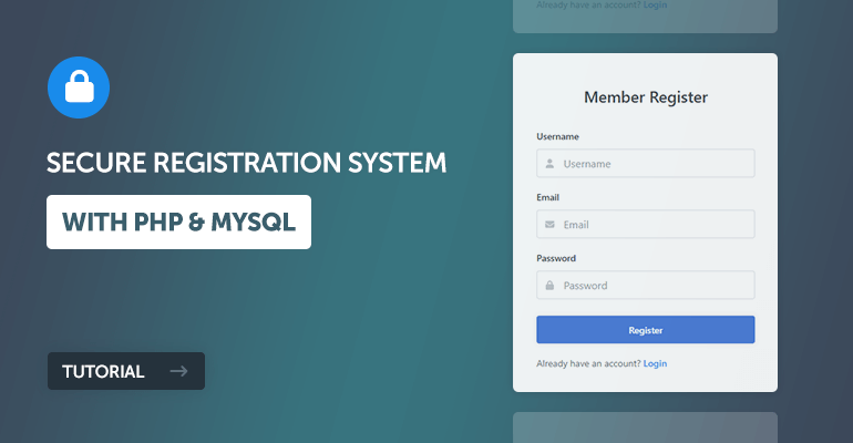 Secure Registration System with PHP and MySQL