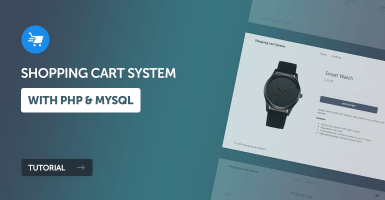 Shopping Cart System with PHP and MySQL