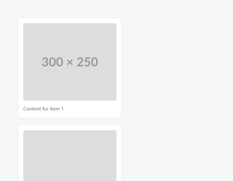 Responsive masonry layout on a mobile screen HTML CSS JavaScript