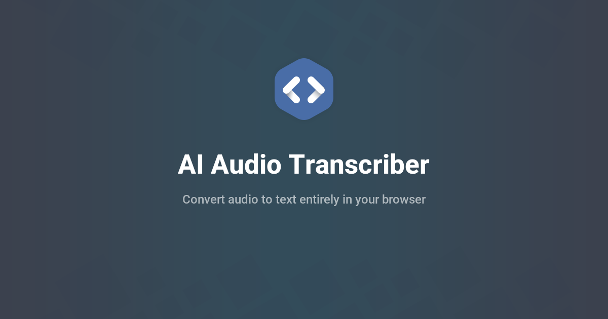 AI Audio Transcriber - Free Audio to Text Converter Online