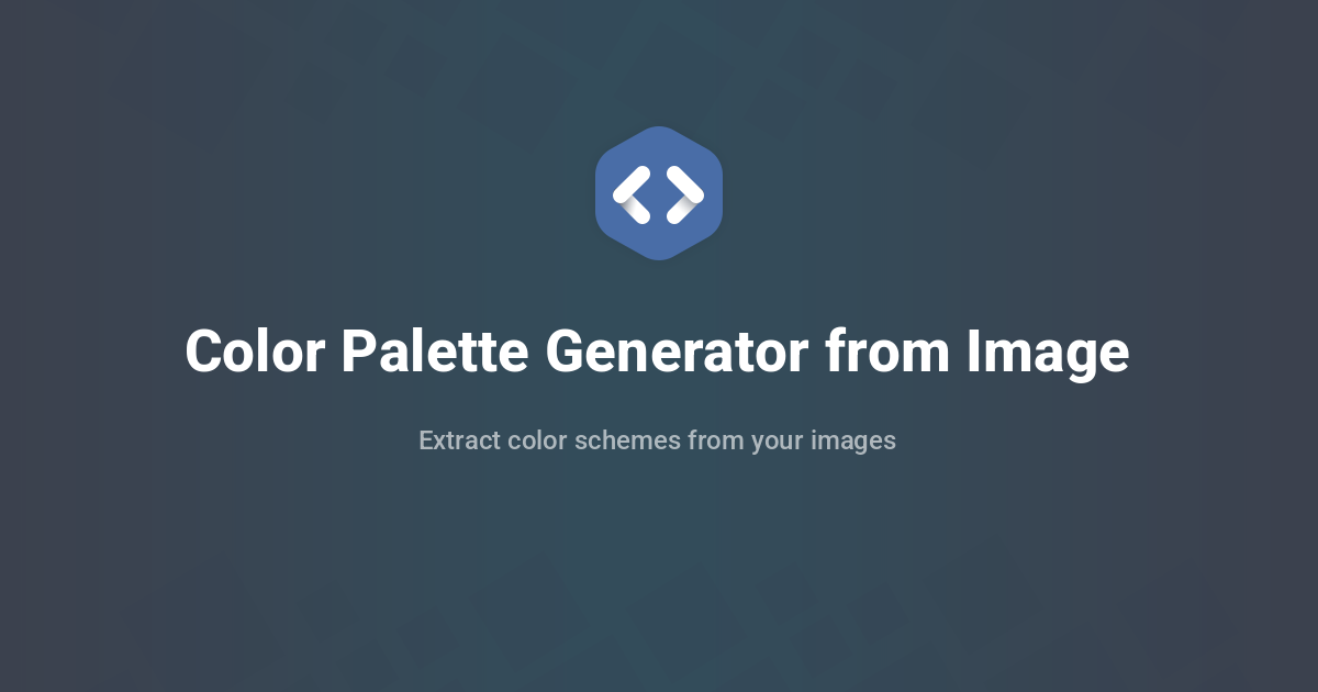 Color Palette Generator from Image - Extract Scheme Online