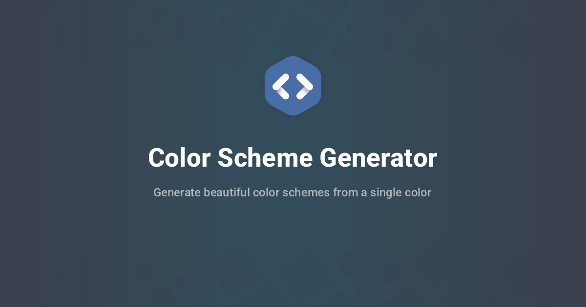 Color Scheme Generator - Create & Export Palettes