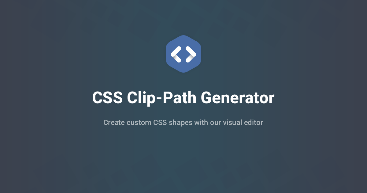 CSS Clip-Path Generator - Visual Shape Maker