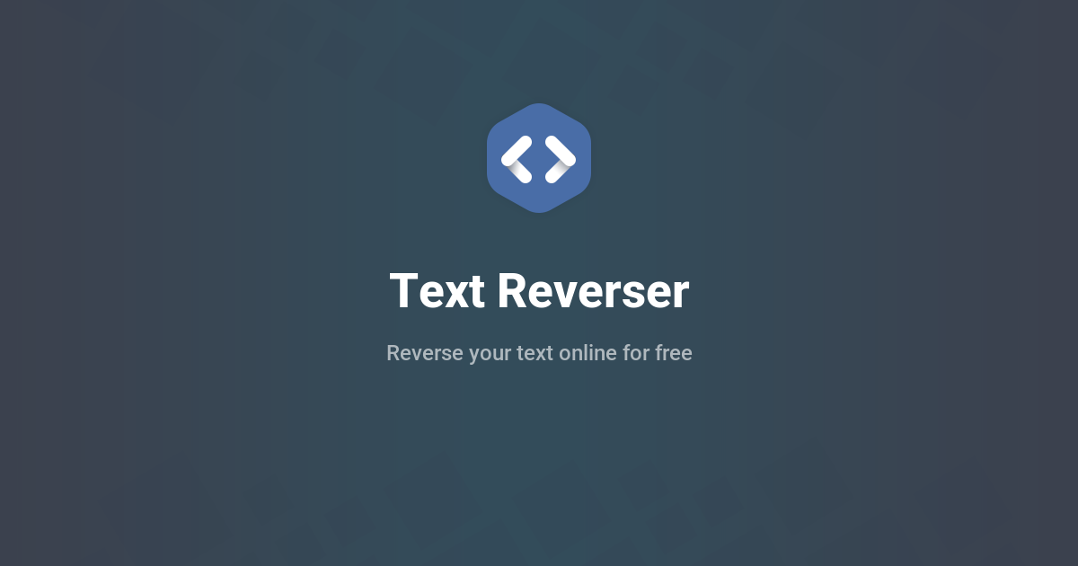 Text Reverser