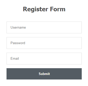 HTML and PHP Registration Form Design